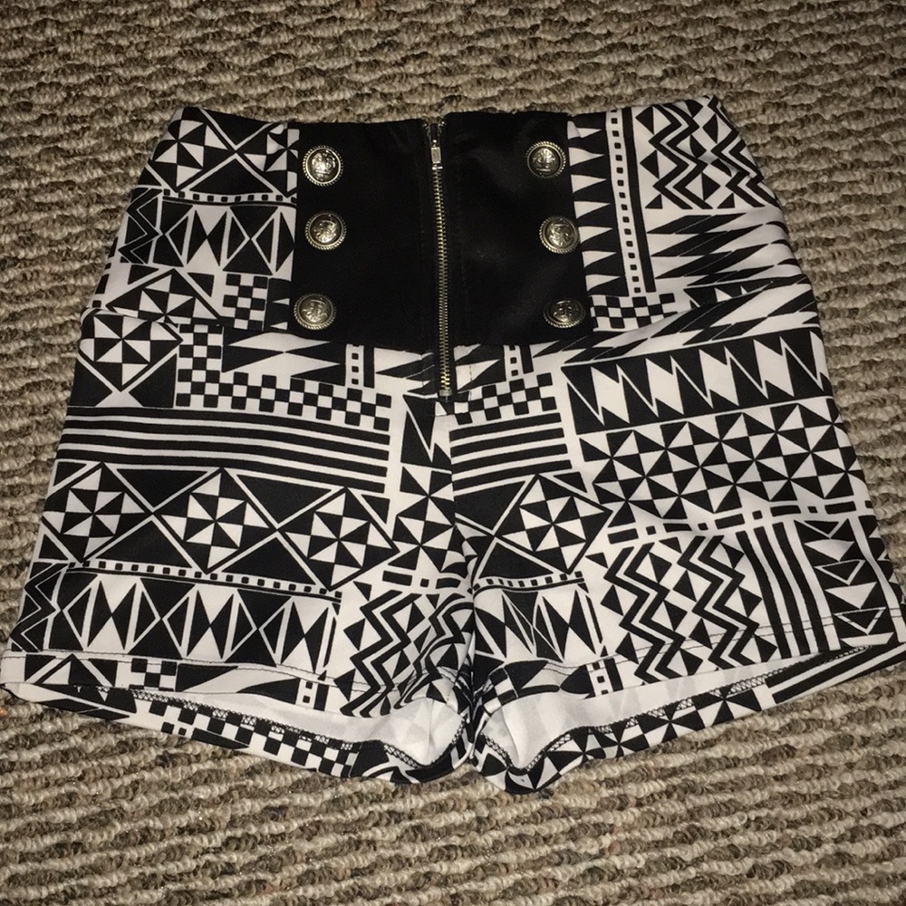 High waisted shorts